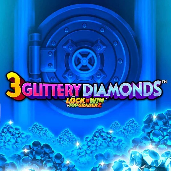 3 Glittery Diamonds game by PearFiction Studios – logo hosted on Festival Play Casino