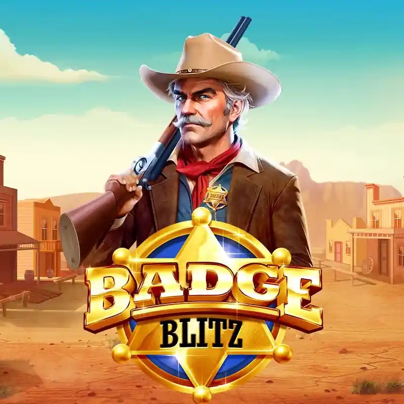 Badge Blitz by Pragmatic Play, showcased at festivalplaycasino.eu.com – game logo