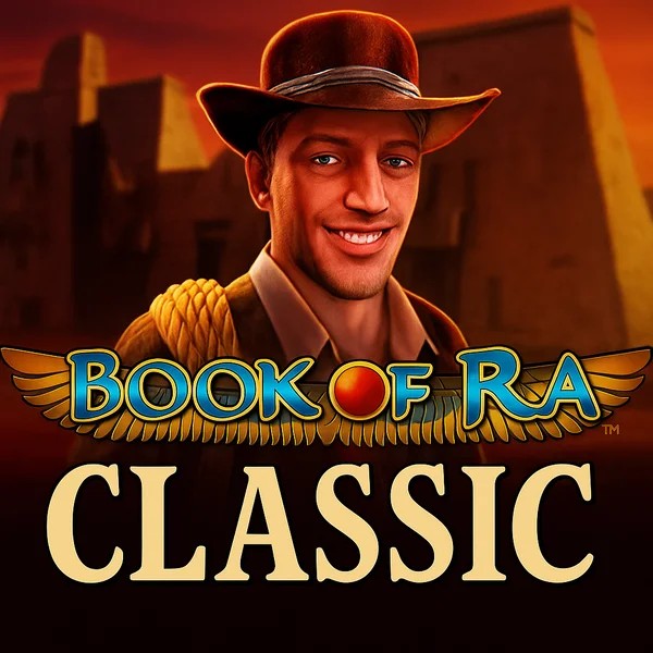 Book of Ra Classic logo by Novomatic Festival Play Casino