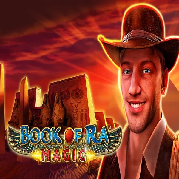 Book of Ra Magic logo by Greentube Festival Play Casino