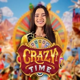 Crazy Time by Evolution, showcased at festivalplaycasino.eu.com – game logo