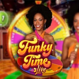 Funky Time online game logo by Evolution on festivalplaycasino.eu.com