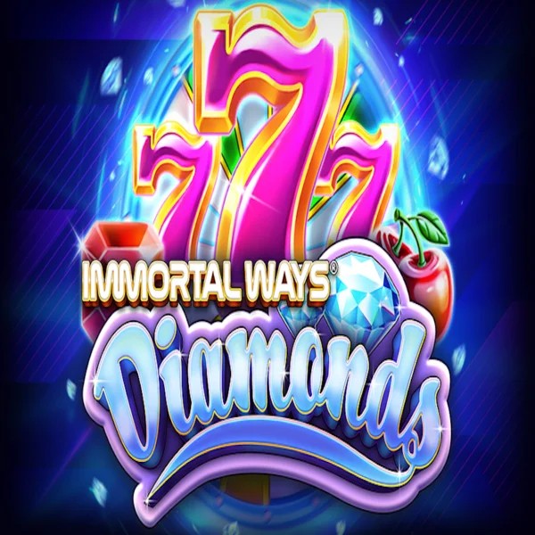 Immortal Ways Diamonds slot logo by RubyPlay at Festival Play Casino