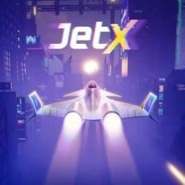 jetX online game logo by SmartSoft on festivalplaycasino.eu.com
