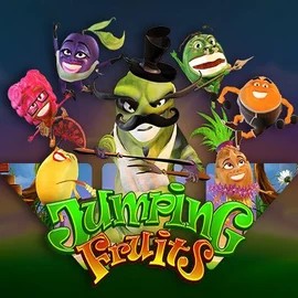 Jumping Fruits logo by Wazdan Festival Play Casino