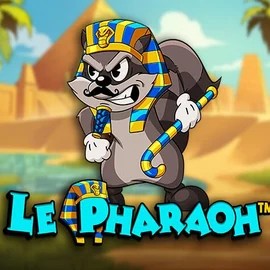 Le Pharaoh slot logo by Hacksaw Gaming at Festival Play Casino