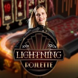 Lightning Roulette slot icon by Evolution, available at Festival Play Casino