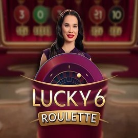 Lucky 6 Roulette online game logo by Pragmatic Play on festivalplaycasino.eu.com