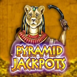 Pyramid Jackpots slot logo by King Show Games at Festival Play Casino
