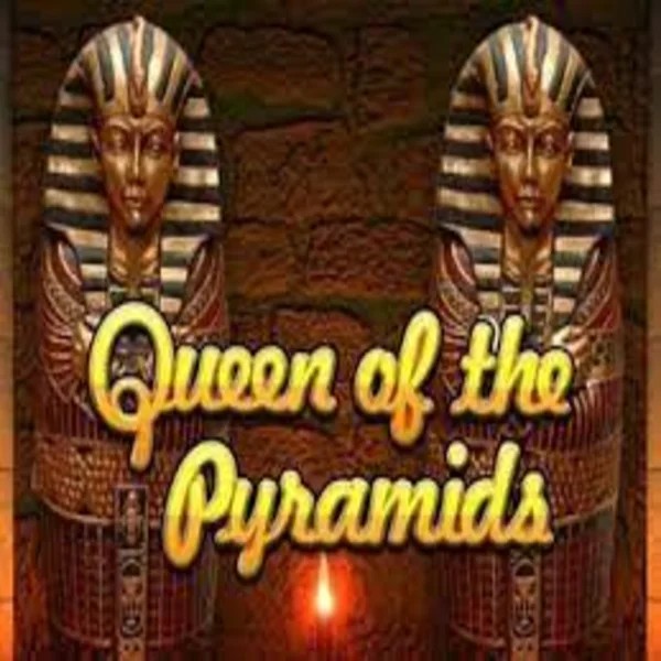Queen of the Pyramids online game logo by Playtech on festivalplaycasino.eu.com