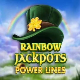 Rainbow Jackpots Power Lines online game logo by Red Tiger Gaming on festivalplaycasino.eu.com