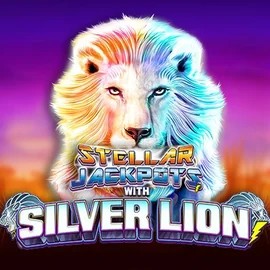 Stellar Jackpots with Silver Lion slot visual from Lightning Box Game available on festivalplaycasino.eu.com